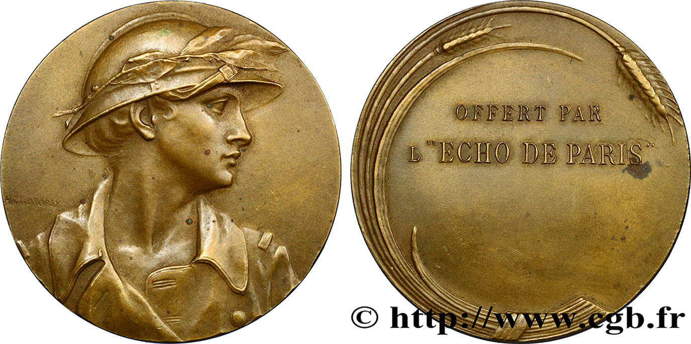 LA PRESSE Médaille de l’Echo de Paris fVZ