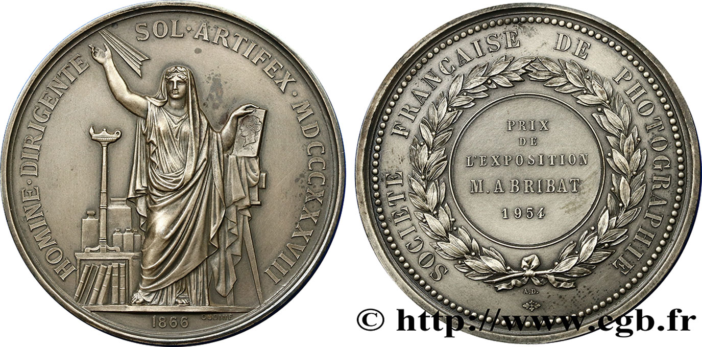 VIERTE FRANZOSISCHE REPUBLIK Médaille de la société française de photographie fVZ