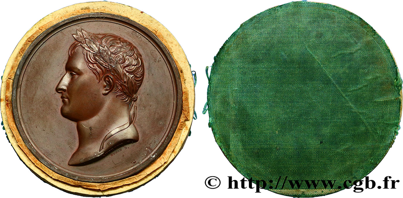 PRIMO IMPERO Médaille uniface de Napoléon SPL