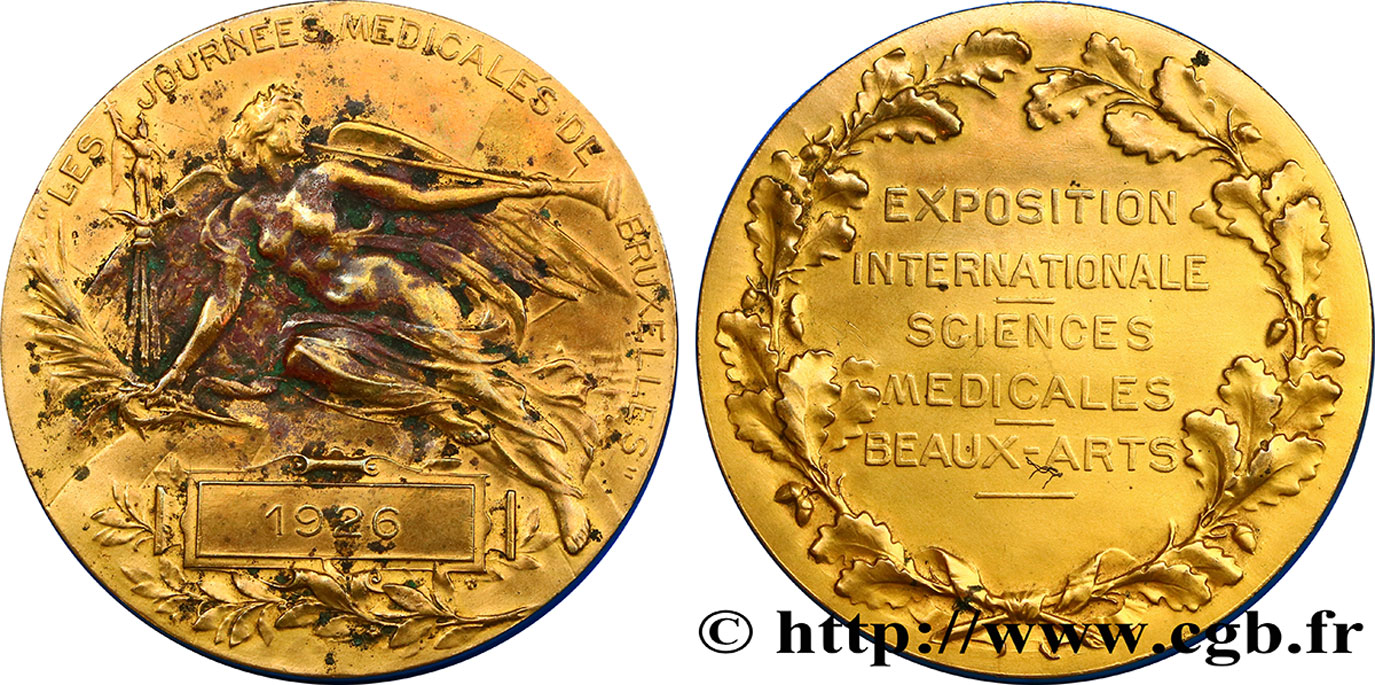 BELGIUM Médaille, Exposition Internationale de Bruxelles XF