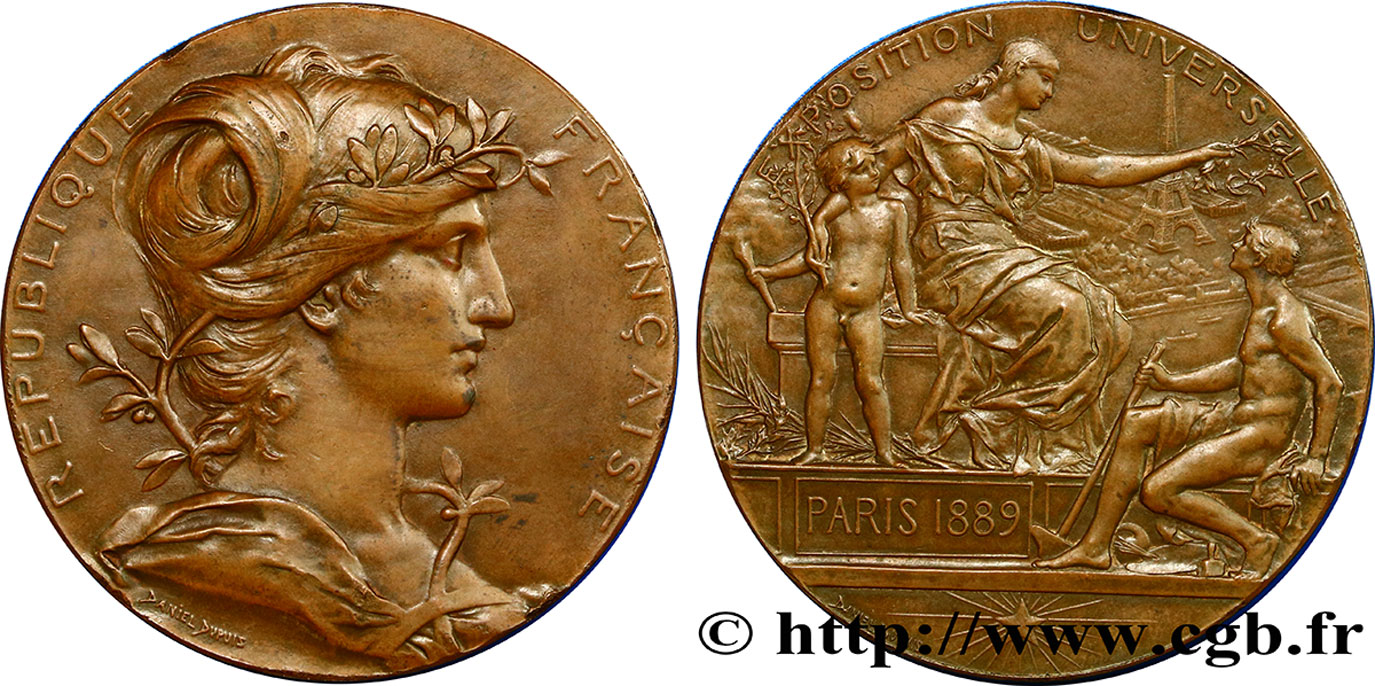 TERZA REPUBBLICA FRANCESE Médaille de l’exposition universelle q.SPL