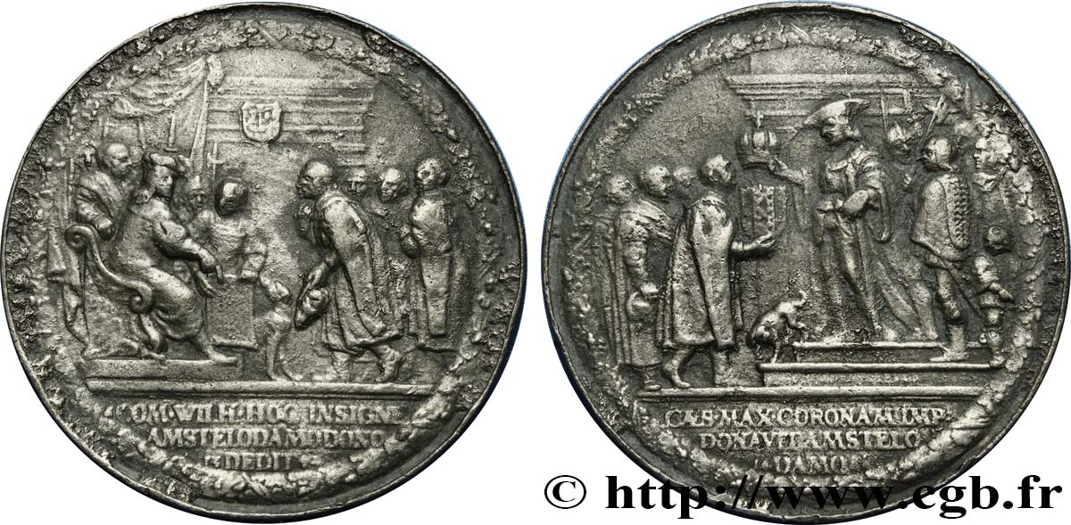 NIEDERLANDE Médaille de la Ville d’Amsterdam SS