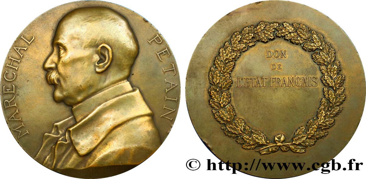 III REPUBLIC Médaille  AU
