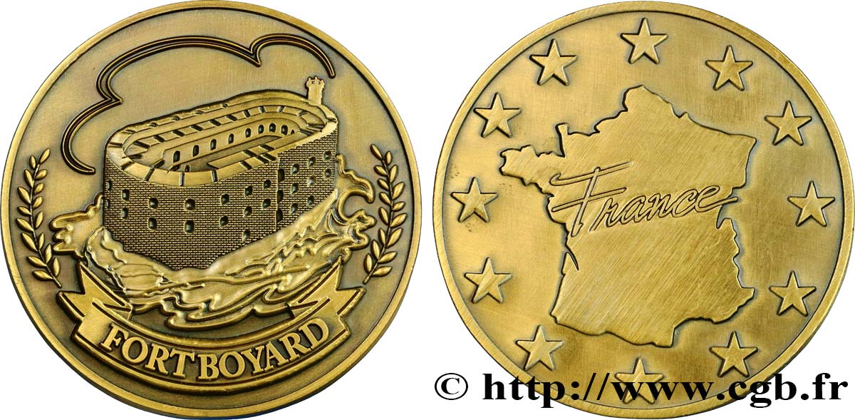 CINQUIÈME RÉPUBLIQUE Médaille du Fort Boyard SUP