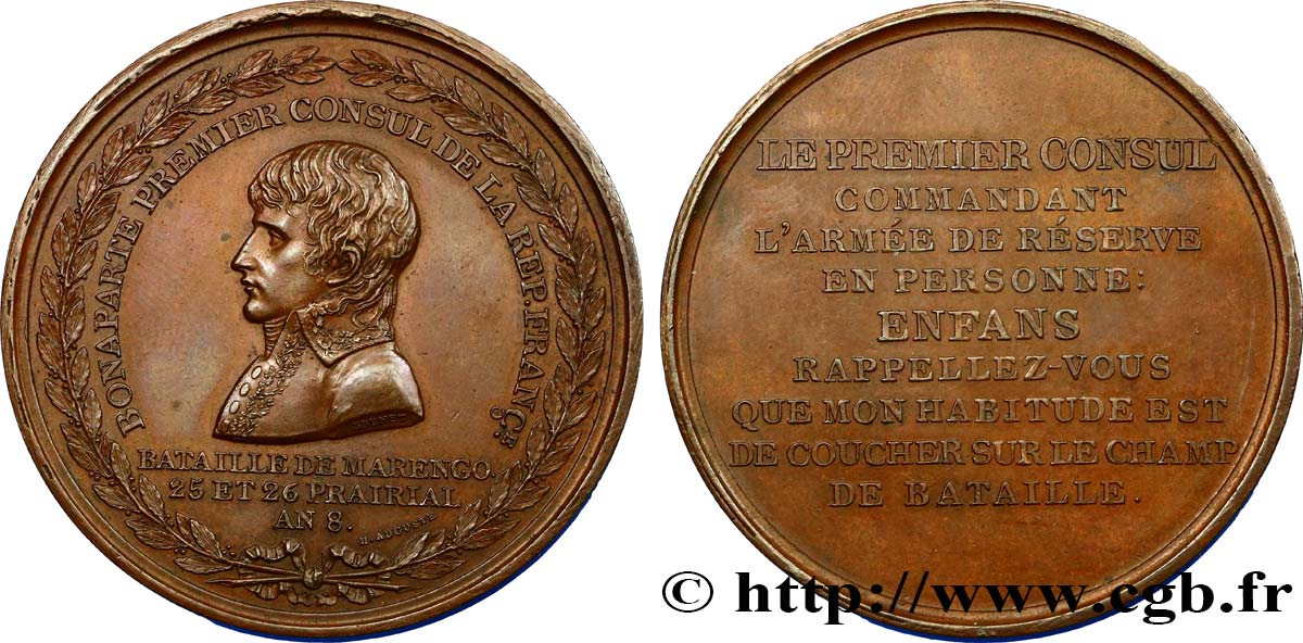 CONSULATE Médaille, Bataille de Marengo AU
