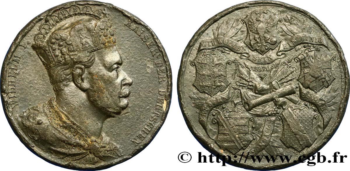 GERMANIA - REGNO DI PRUSSIA - GUGLIELMO II Médaille de Guillaume II BB