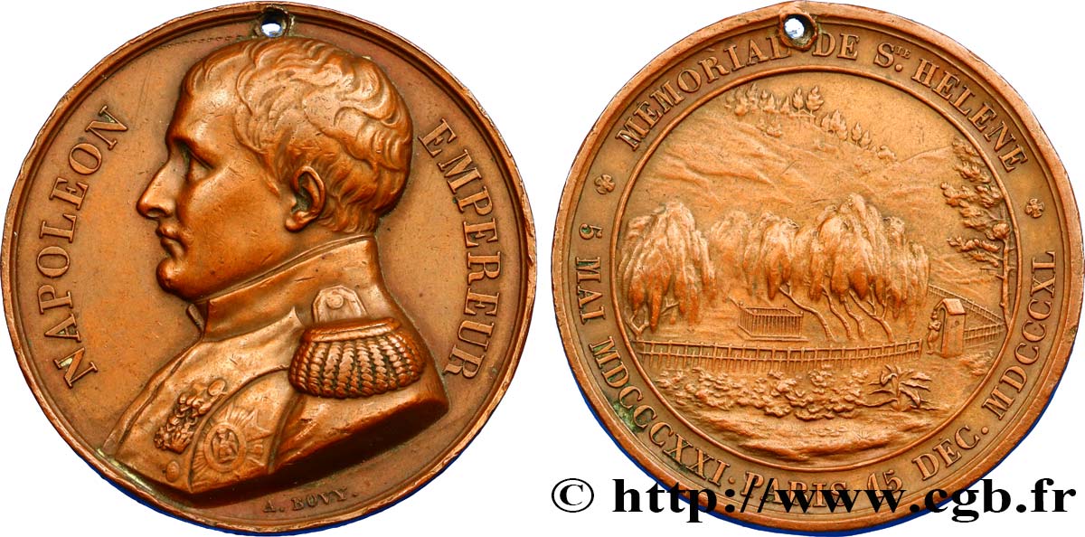 LUIS FELIPE I Médaille du mémorial de St-Hélène MBC+