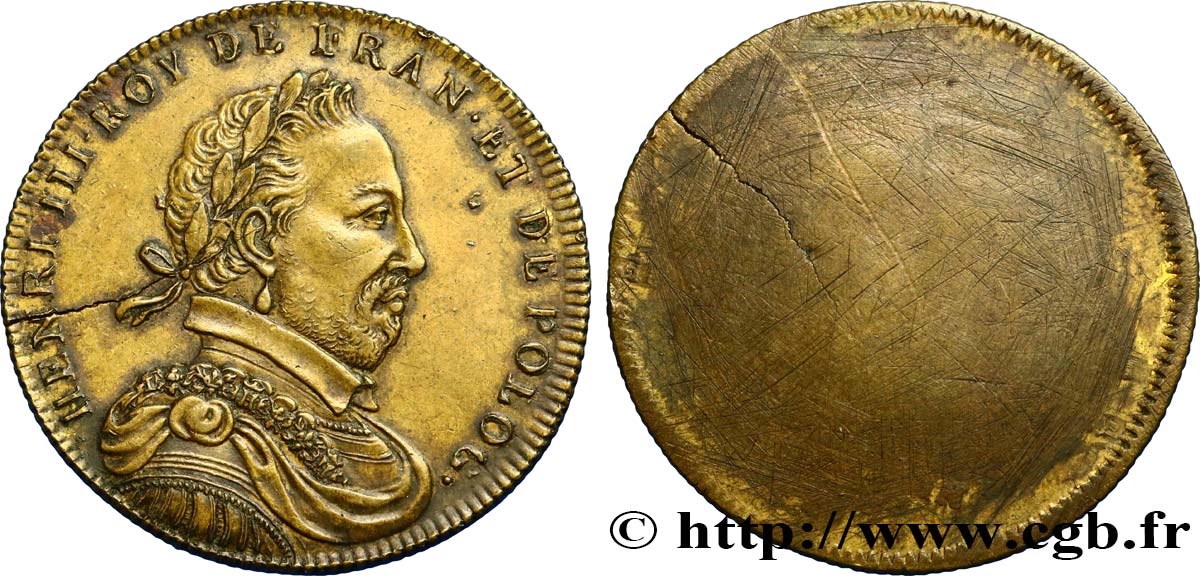 HENRY III Médaille d’Henri III AU