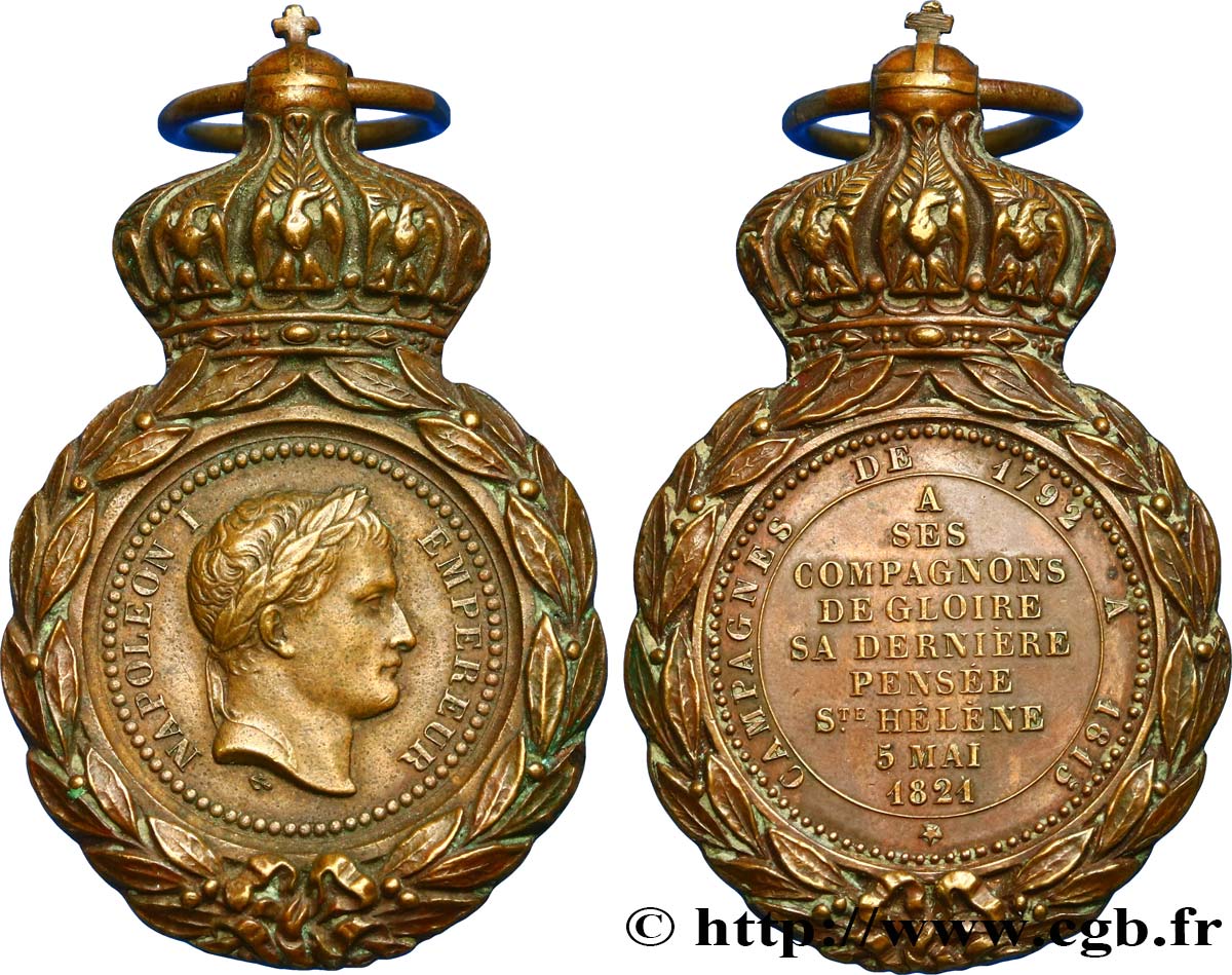 PRIMER IMPERIO Médaille de Sainte-Hélène MBC+
