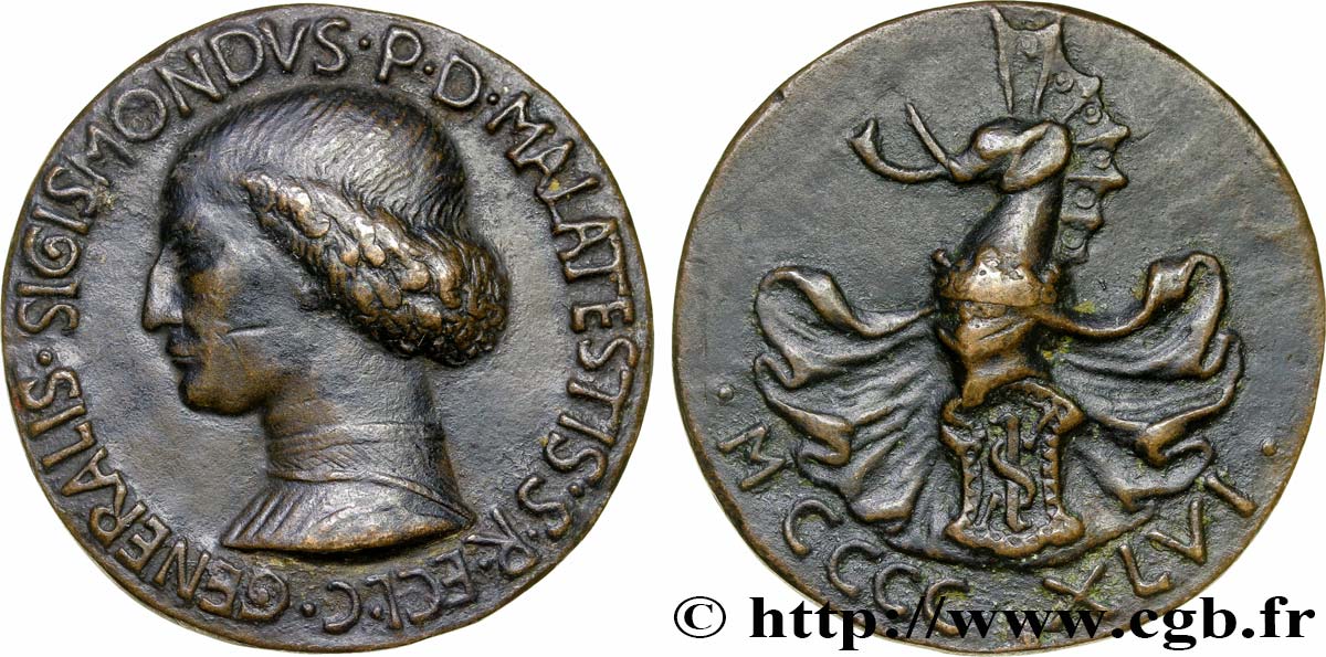 ITALIEN Médaille de Sigismond Malatesta SS