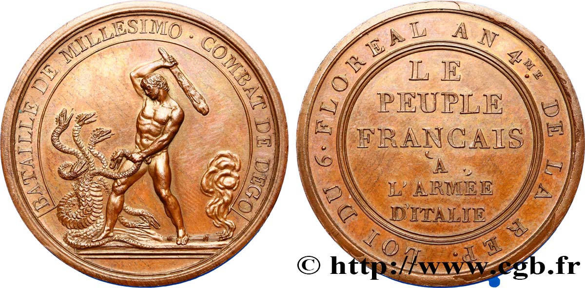 DIRETTORIO Médaille (Cu 43) SPL