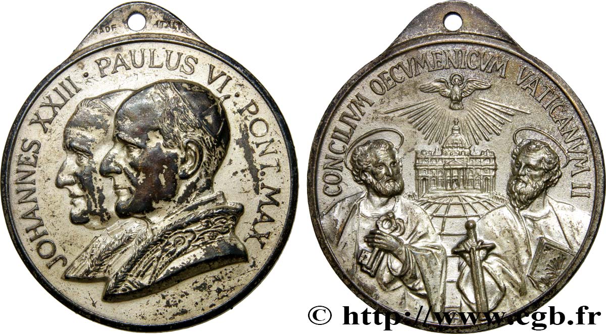 VATICANO Y ESTADOS PONTIFICIOS Médaille du concile oecuménique de Vatican 2 MBC+