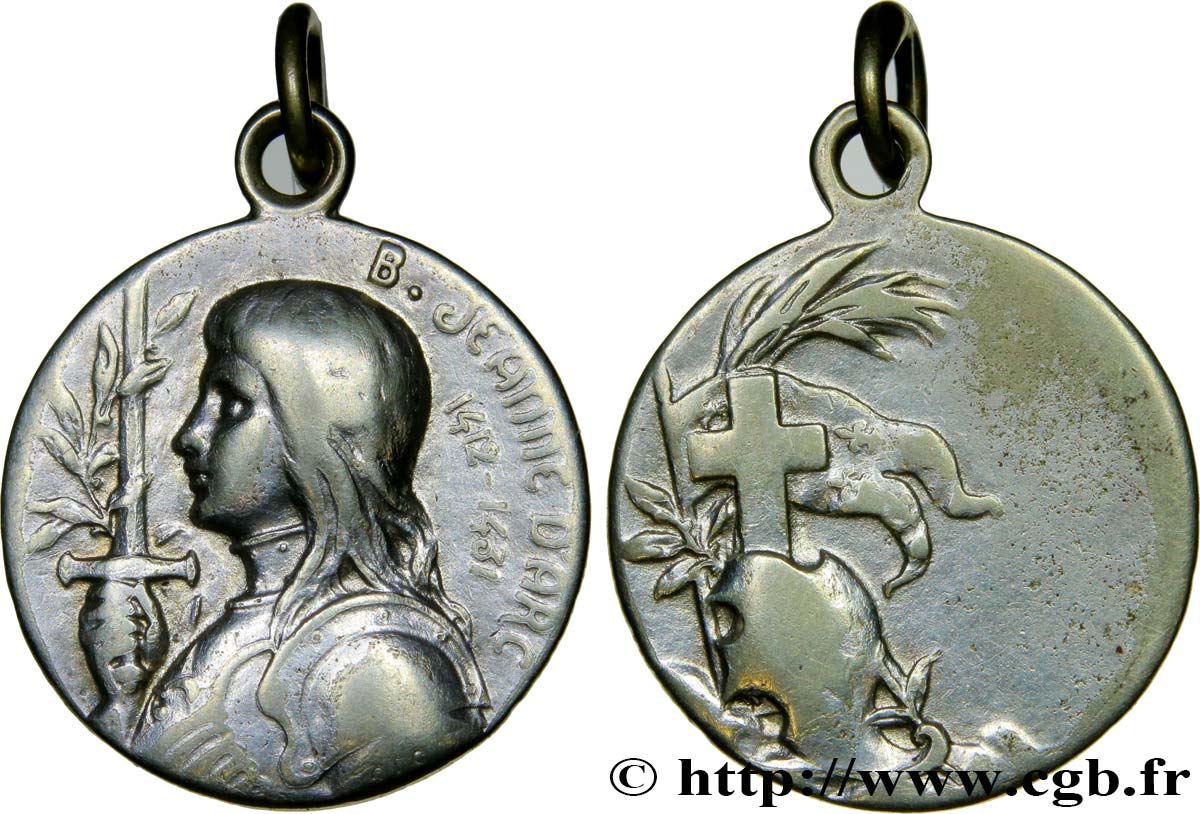 III REPUBLIC Médaille de Jean d’Arc XF