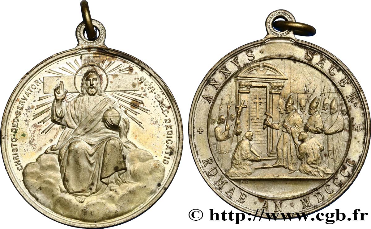 VATICAN AND PAPAL STATES Médaille de dédicace AU