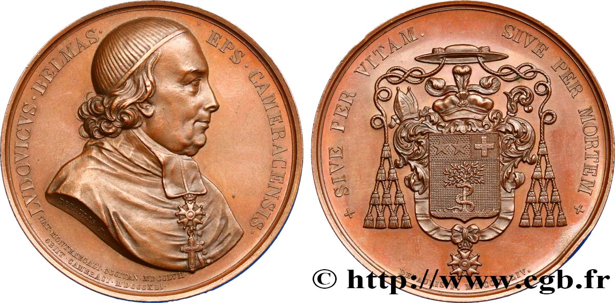 VATICANO Y ESTADOS PONTIFICIOS Médaille de Louis Belmas EBC
