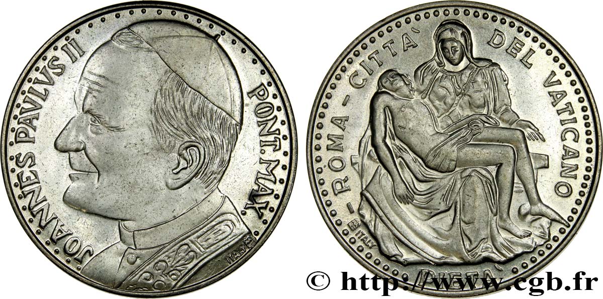 VATICAN AND PAPAL STATES Médaille du pape Jean-Paul II AU