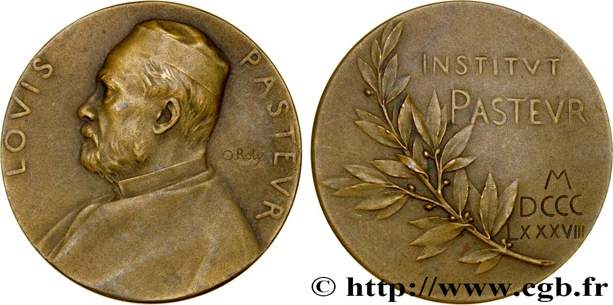 MÉDECINE - SOCIÉTÉS MÉDICALES Médaille de Louis-Pasteur q.SPL