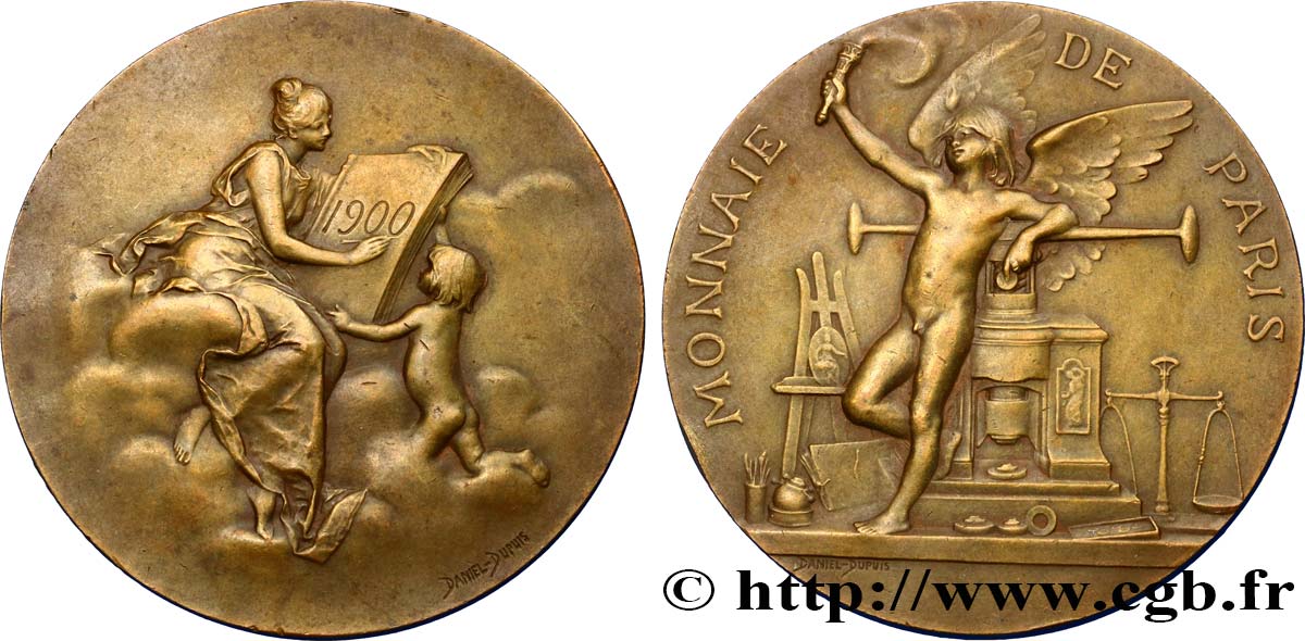 TERCERA REPUBLICA FRANCESA Médaille, Monnaie de Paris MBC