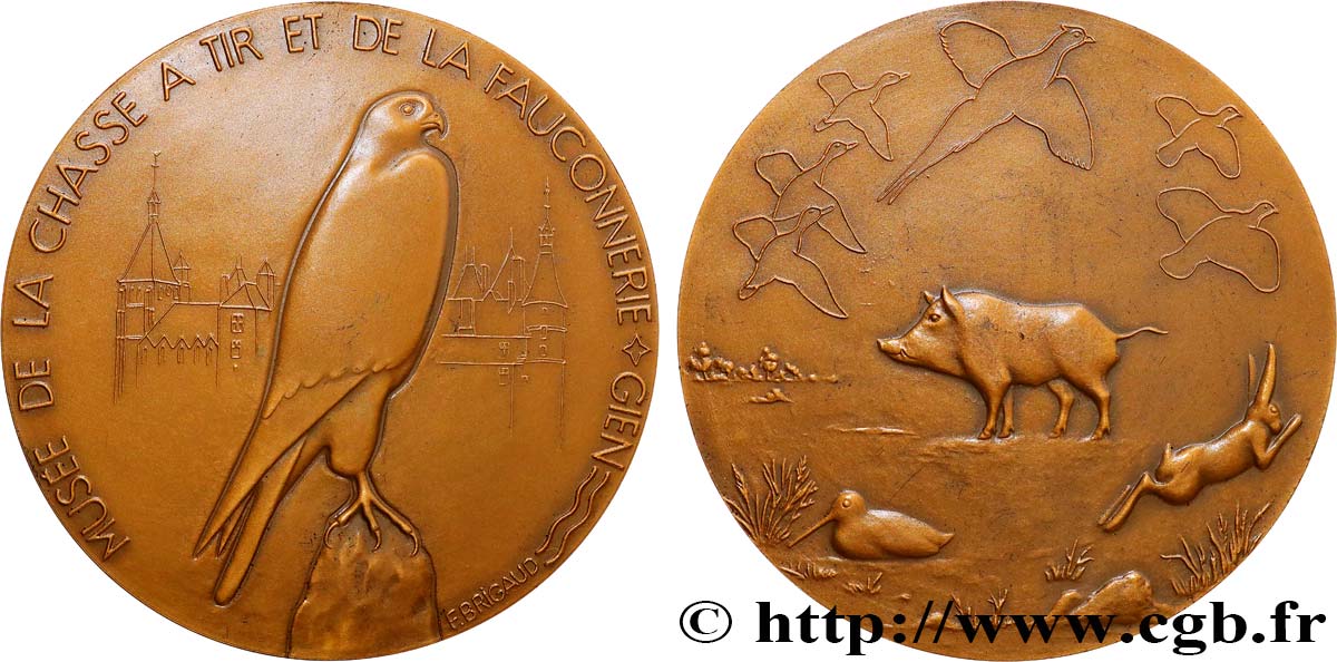 CINQUIÈME RÉPUBLIQUE Médaille, Musée de la chasse à tir et de la fauconnerie SUP
