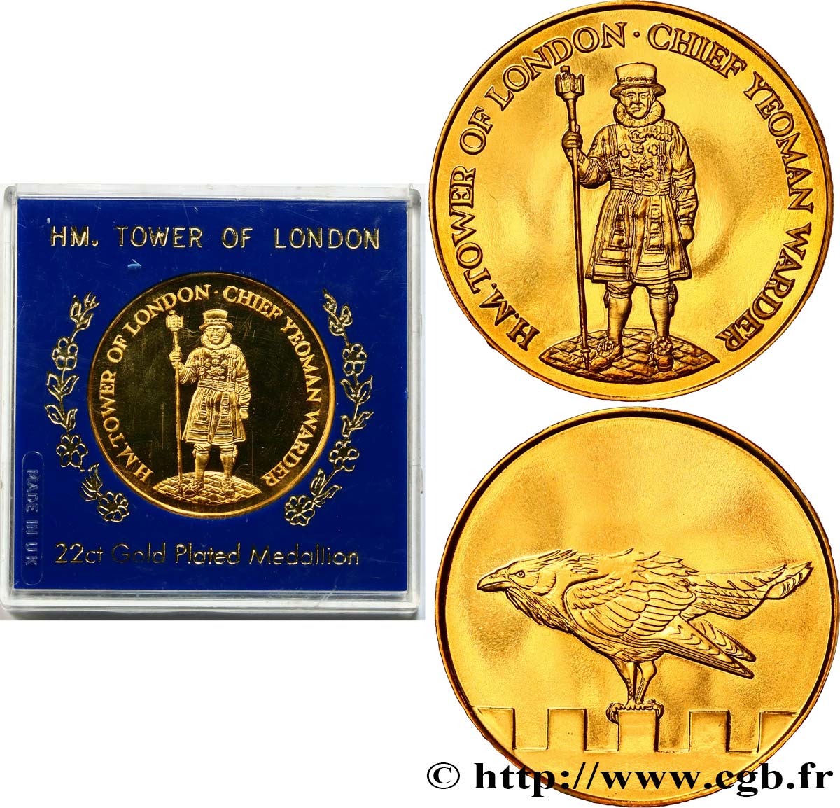 GRAN BRETAGNA - ELISABETTA II Médaille de la Tour de Londres MS