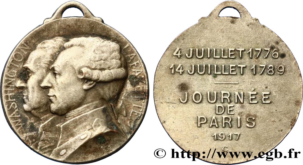 TROISIÈME RÉPUBLIQUE Médaille de la journée de Paris TB+