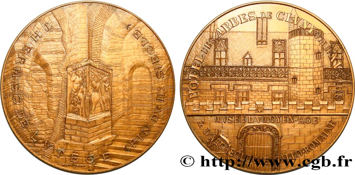 BUILDINGS AND HISTORY Médaille du musée de Cluny SPL