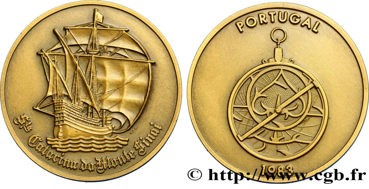 PORTUGAL Médaille pour la Sta Catarina da Mante Sinai VZ