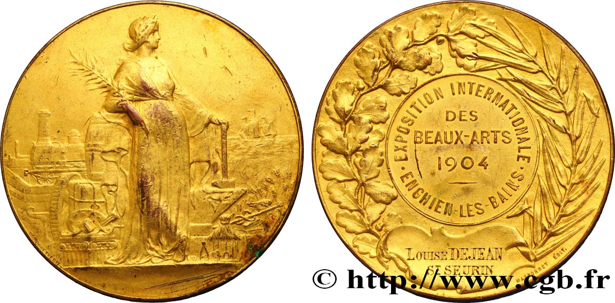 DRITTE FRANZOSISCHE REPUBLIK Médaille de l’Exposition des Beaux Arts SS