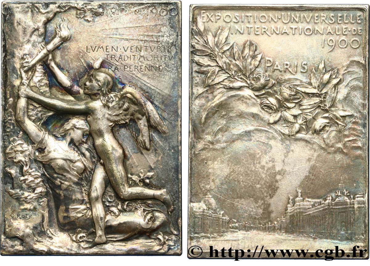 TERZA REPUBBLICA FRANCESE Plaquette, Exposition Universelle Internationale q.SPL