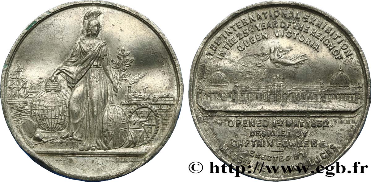 GRAN BRETAGNA - VICTORIA Médaille de l’Exposition nuniverselle q.BB