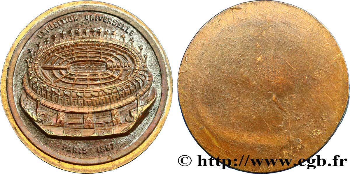 SEGUNDO IMPERIO FRANCES Médaille, Exposition universelle EBC