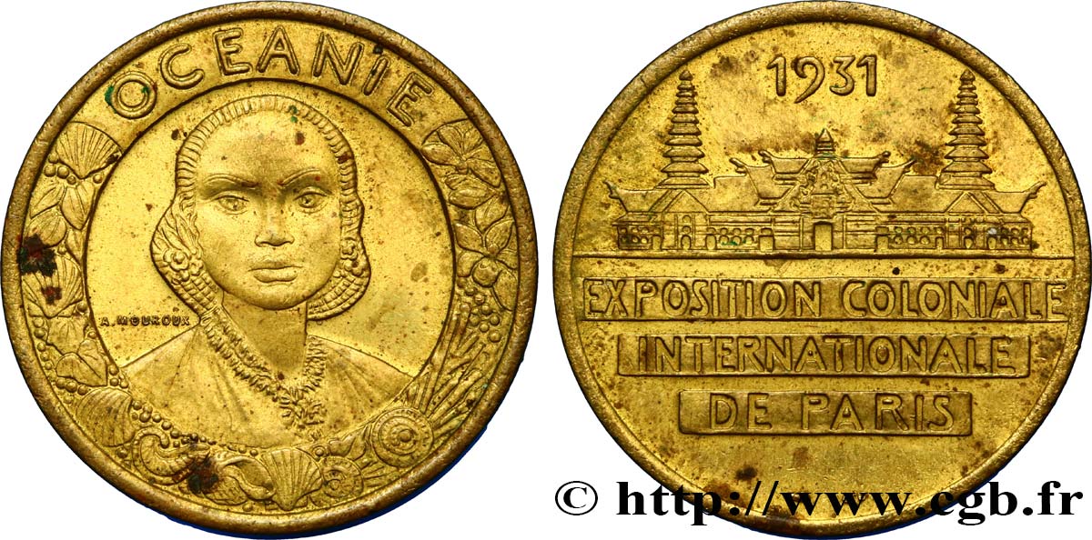 III REPUBLIC Médaille de l’Océanie AU