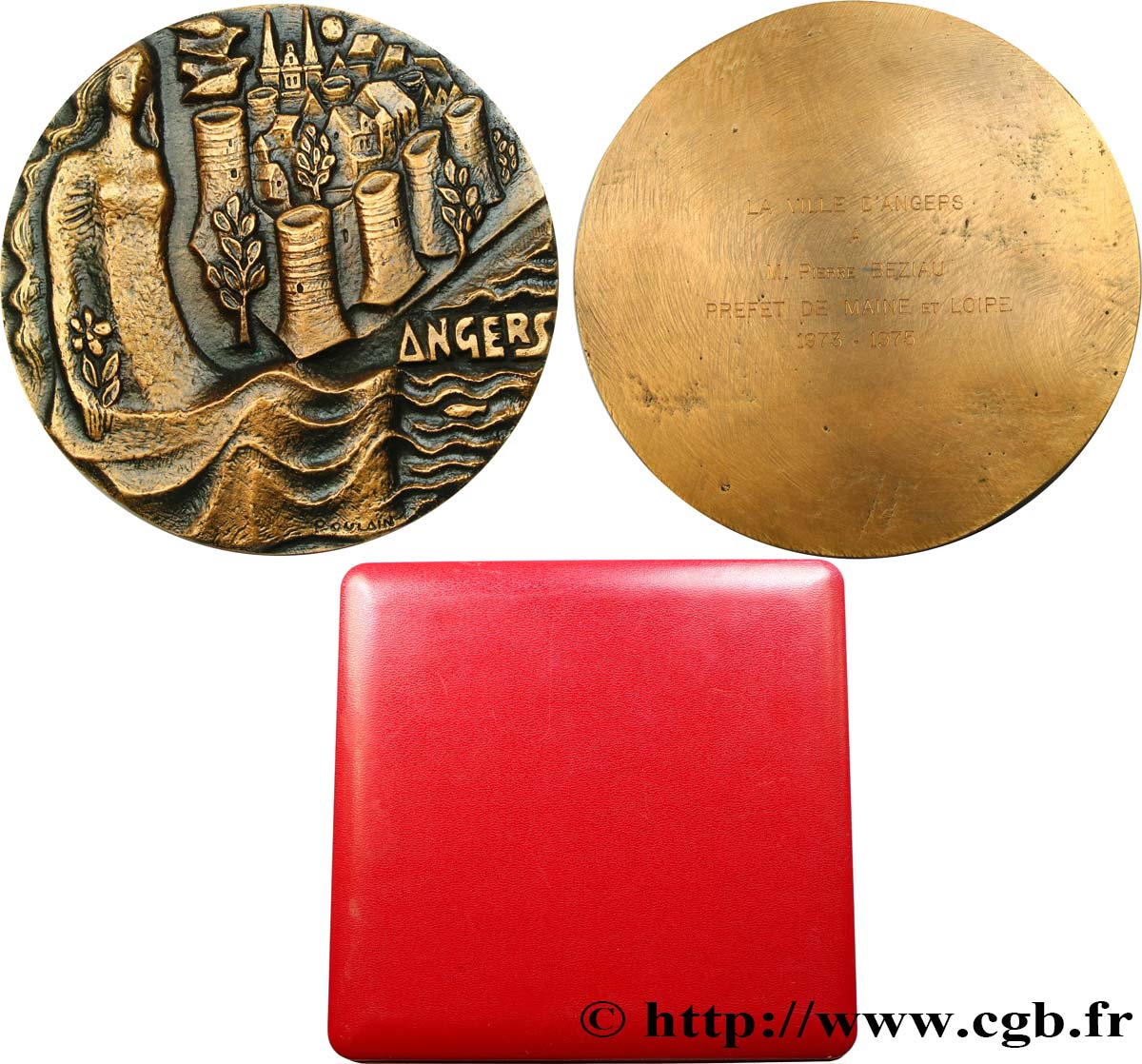 V REPUBLIC Médaille de la ville d’Angers AU