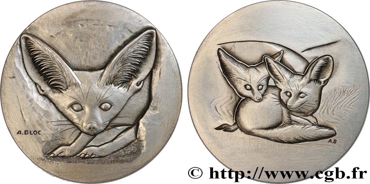 ANIMALS Médaille animalière - Fennec AU