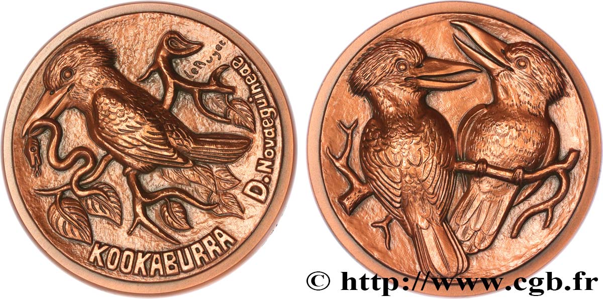 ANIMALS Médaille animalière - Kookabura AU