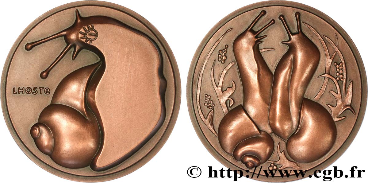 ANIMALS Médaille animalière - Escargots SPL