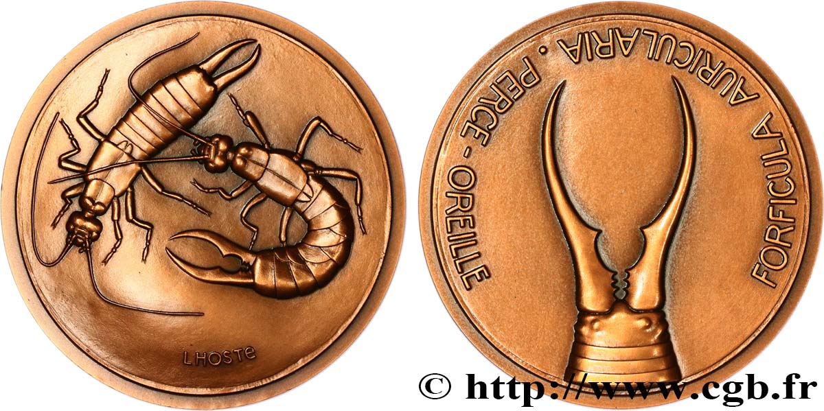 ANIMALS Médaille animalière - Perce-Oreille AU