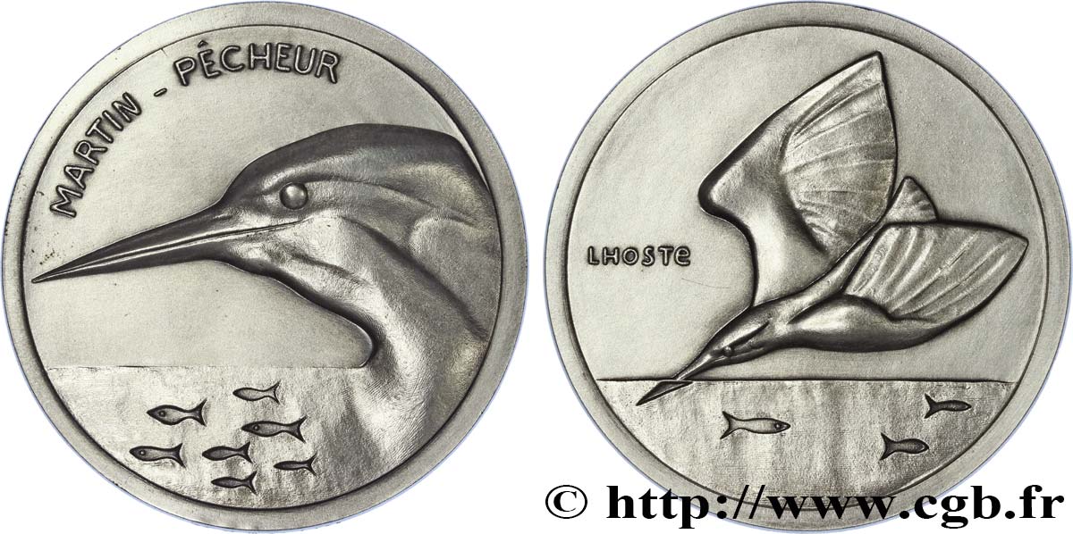 ANIMALS Médaille animalière - Martin Pêcheur AU
