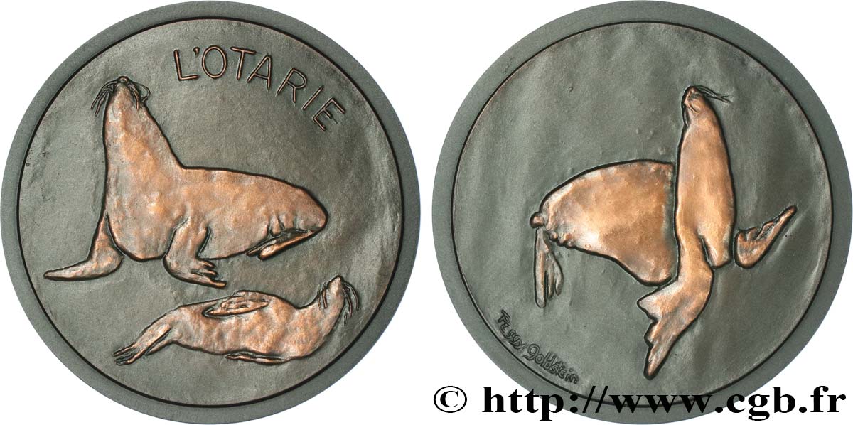 ANIMALS Médaille animalière - Otarie EBC