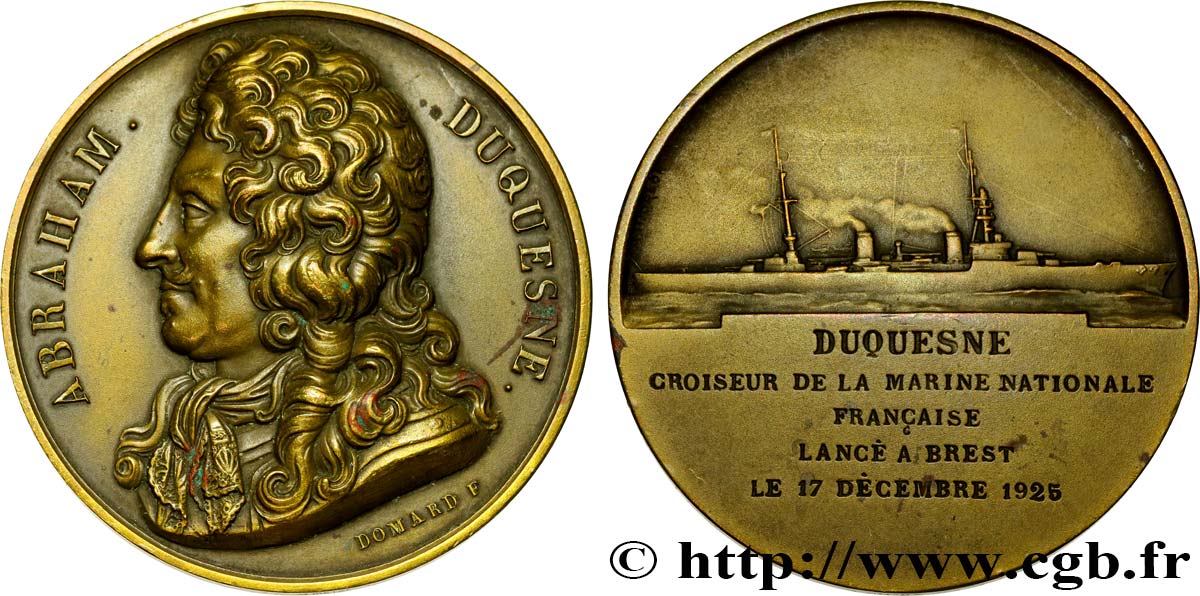 TROISIÈME RÉPUBLIQUE Médaille de la “Duquesne” TTB