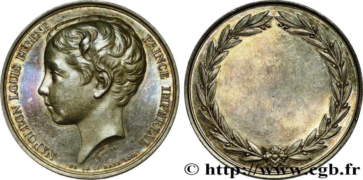 NAPOLEON IV Médaille du prince impérial, Récompense AU