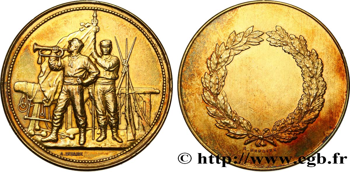 III REPUBLIC Médaille de récompense XF