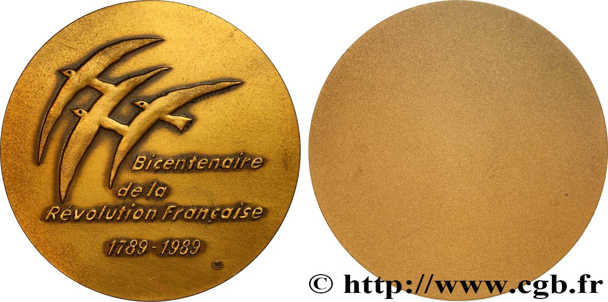 COMMEMORATIVE COINS MONNAIE DE PARIS Bicentenaire de la révolution française XF