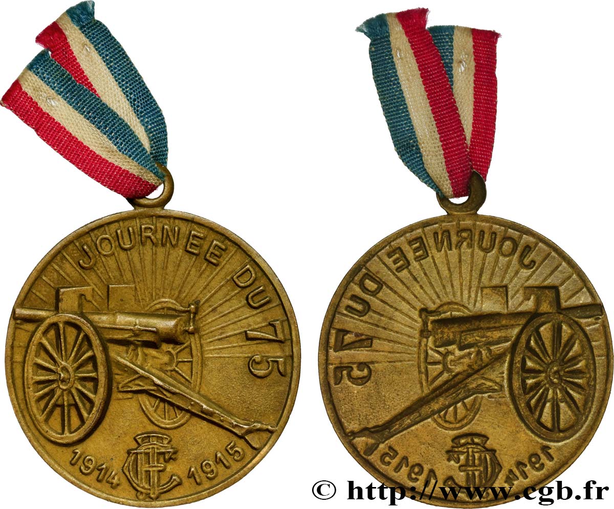 DRITTE FRANZOSISCHE REPUBLIK Médaille, Journée du 75 fVZ