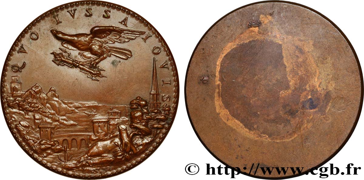 HENRI IV LE GRAND Médaille, QVO IVSSA IOVIS, frappe moderne SUP