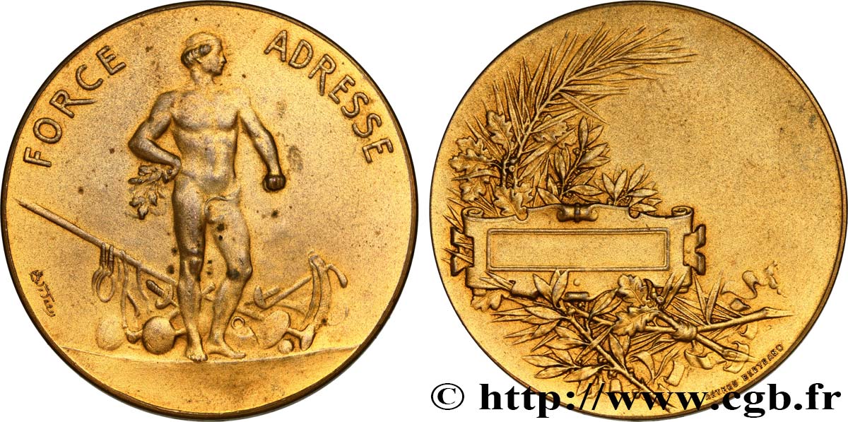 PRIZES AND REWARDS Médaille de récompense, Force et Adresse XF