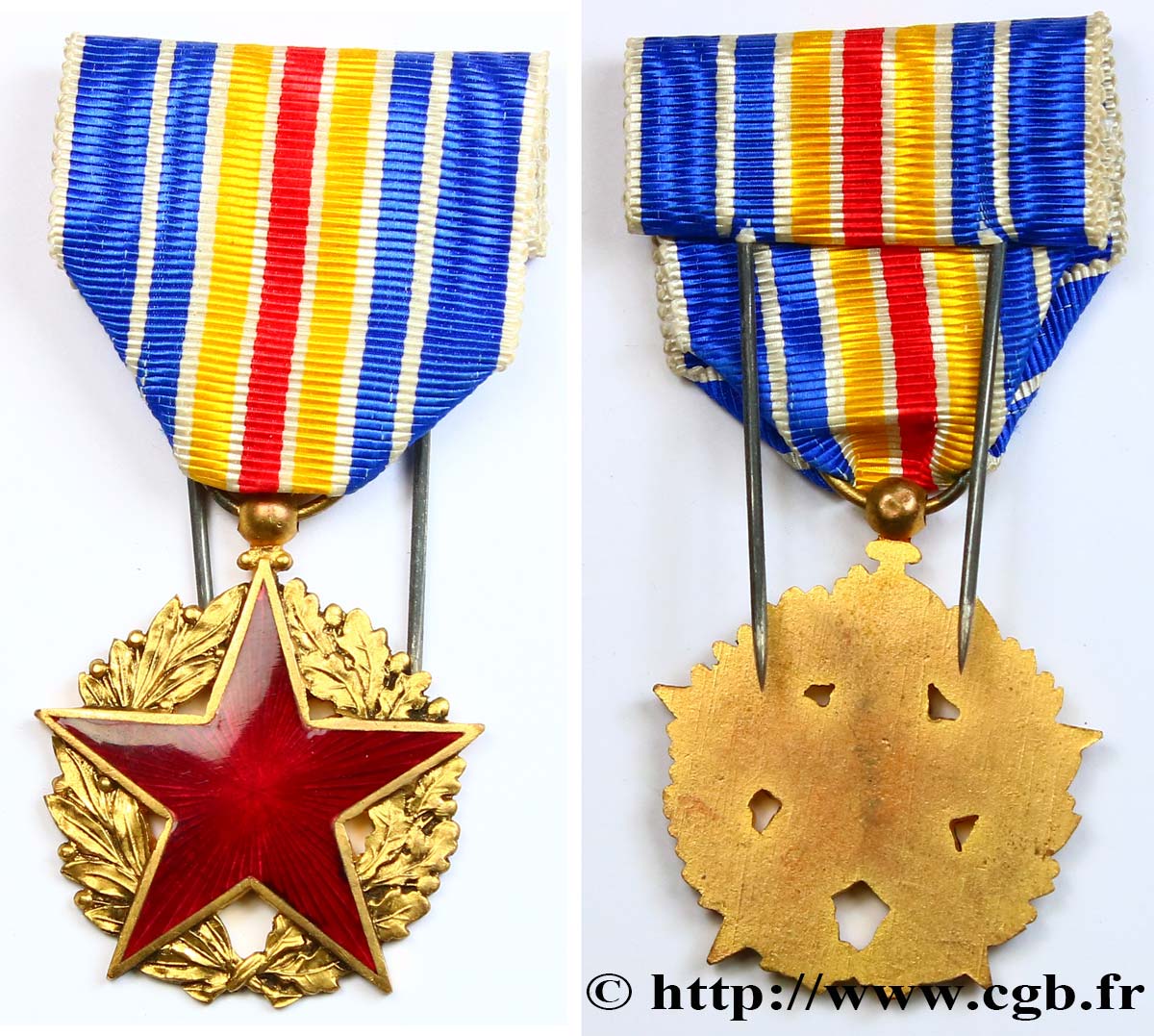 TERCERA REPUBLICA FRANCESA Médaille des blessés de guerre EBC