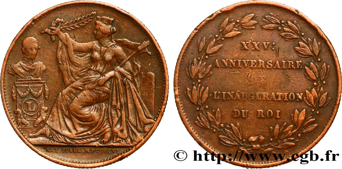 BELGIEN 25e anniversaire de règne fSS