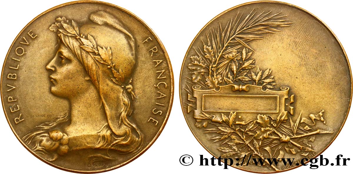 DRITTE FRANZOSISCHE REPUBLIK Médaille de récompense SS