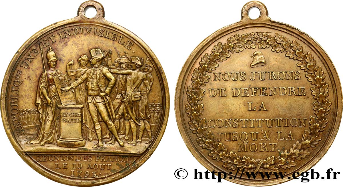 NATIONALKONVENT Médaille, Défense de la Constitution fVZ